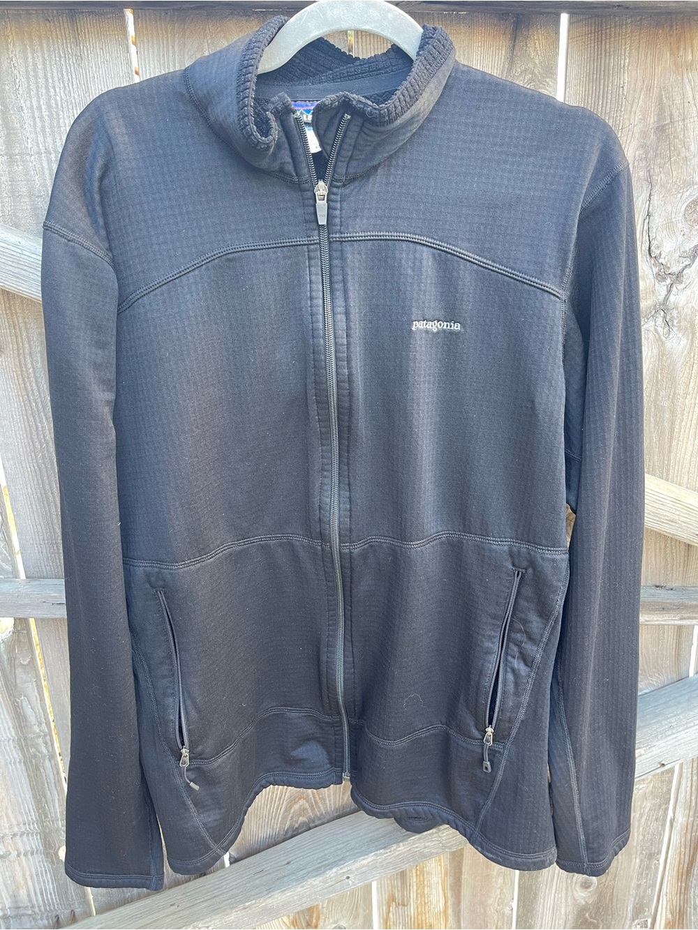 Patagonia R1 Full Zip Jacket Mens Grid Fleece Lightweight Technical Layer